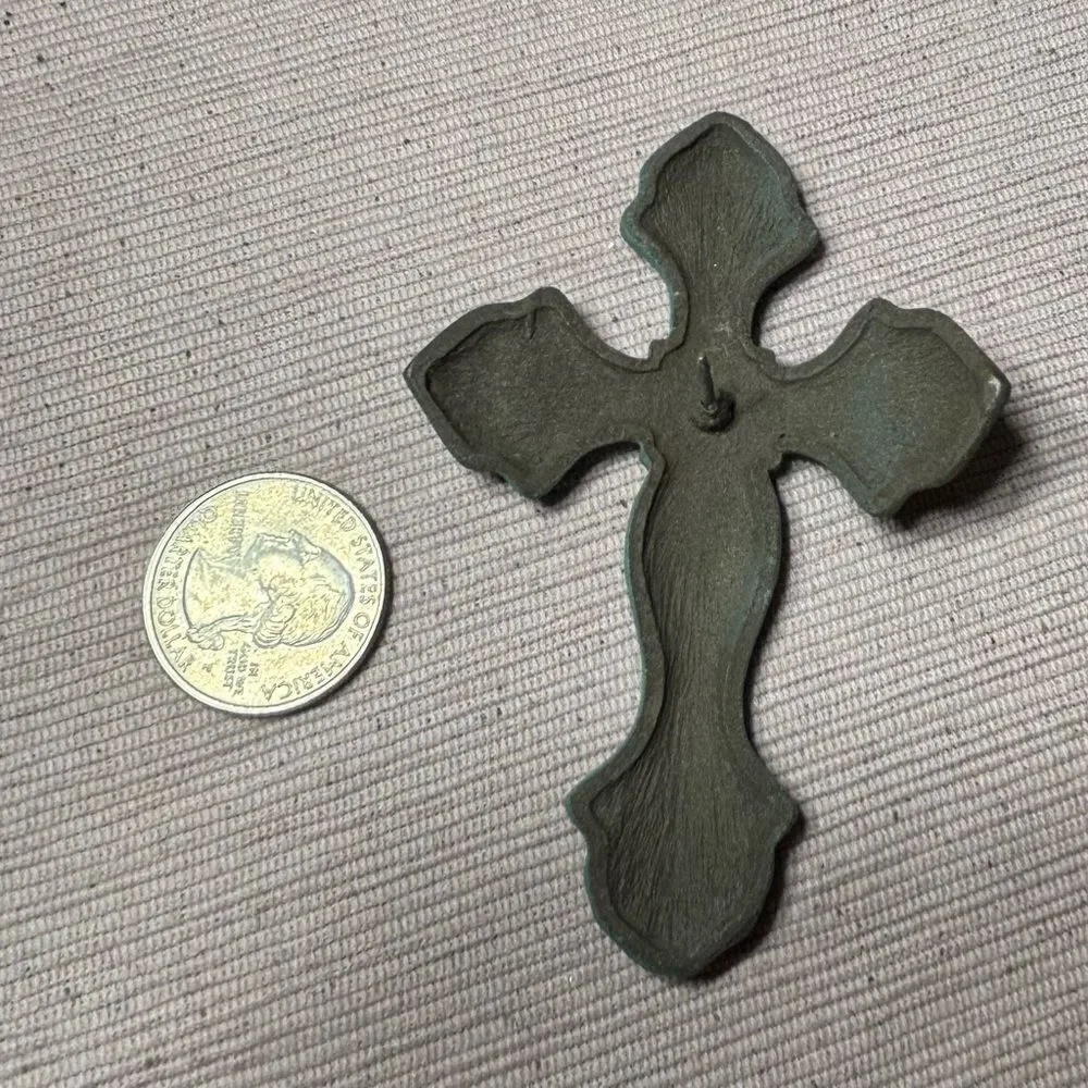 Elegant Cross Candle Decor Excellent Preloved Condition
